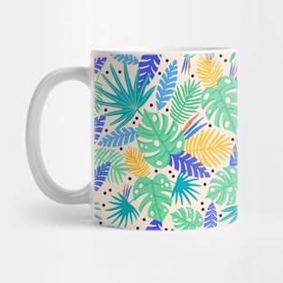 Simple Hawaiian Leaves Print Mug